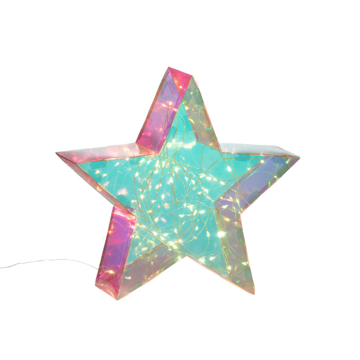 Stjärna Hologram 50 LED Ø25 cm Stemning
